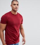 Asos Tall T-shirt With Crew Neck In Red - Red