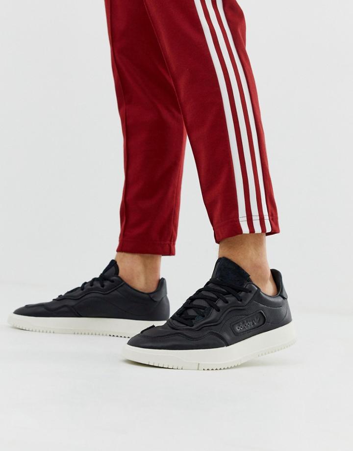 Adidas Originals Supercourt Sneakers In Black