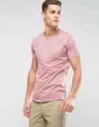 Lindbergh Crew Neck Stretch T-shirt - Pink