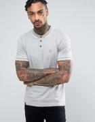 Le Breve Tipping Slim Fit Polo Shirt - Gray