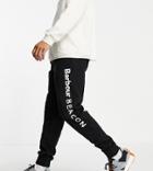 Barbour Beacon Side Logo Sweatpants In Black Exclusive At Asos