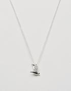 Asos Sterling Silver Special Gift Swallow Necklace - Silver