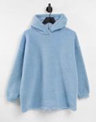 Asos 4505 Ski Sherpa Hoodie-blues
