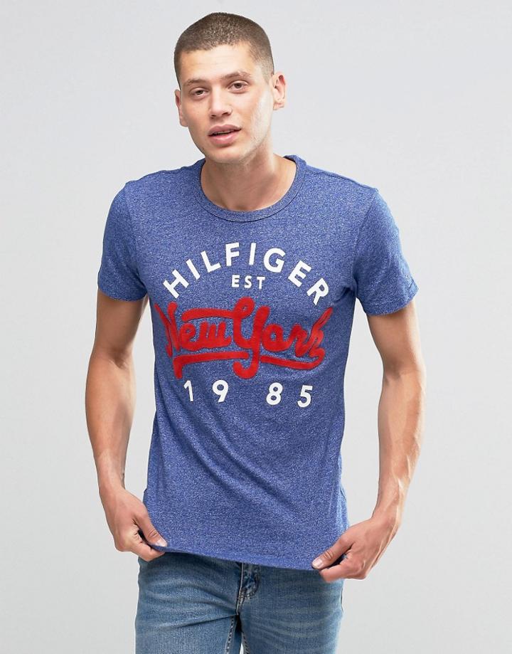 Tommy Hilfiger Denim Logo T-shirt - Blue