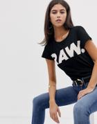 G-star Oluva Organic Cotton T-shirt With Raw Logo - Multi