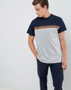 New Look Oversized T-shirt With Mesh Detail In Gray - Gray