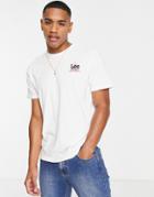 Lee Small Triangle Logo T-shirt-white