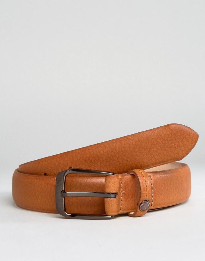 Ted Baker Belt In Leather - Brown