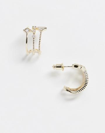 Ashiana Earrings In Gold
