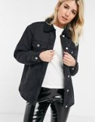 Bolongaro Trevor Razzy Denim Jacket In Washed Black