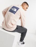 The North Face Nse Box Long Sleeve T-shirt In Pink