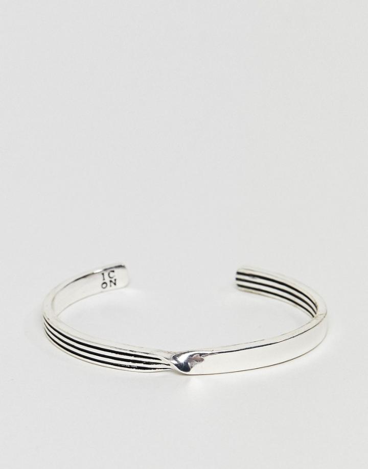 Icon Brand Antique Silver Cuff - Silver