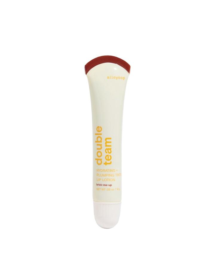Alleyoop Double Team Tinted Lip Lotion In Brick-me-up-red