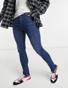 Ldn Dnm Slim Fit Jeans In Blue-blues