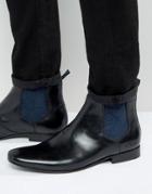 Ted Baker Hourb 2 High Shine Chelsea Boots - Black