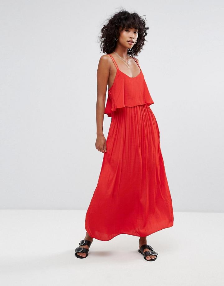 D.ra Brigette Maxi Dress - Red