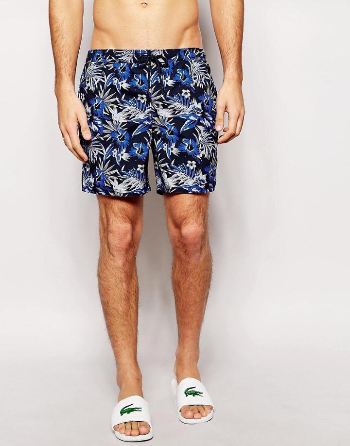 New Look Swim Shorts With Floral Print - Multi