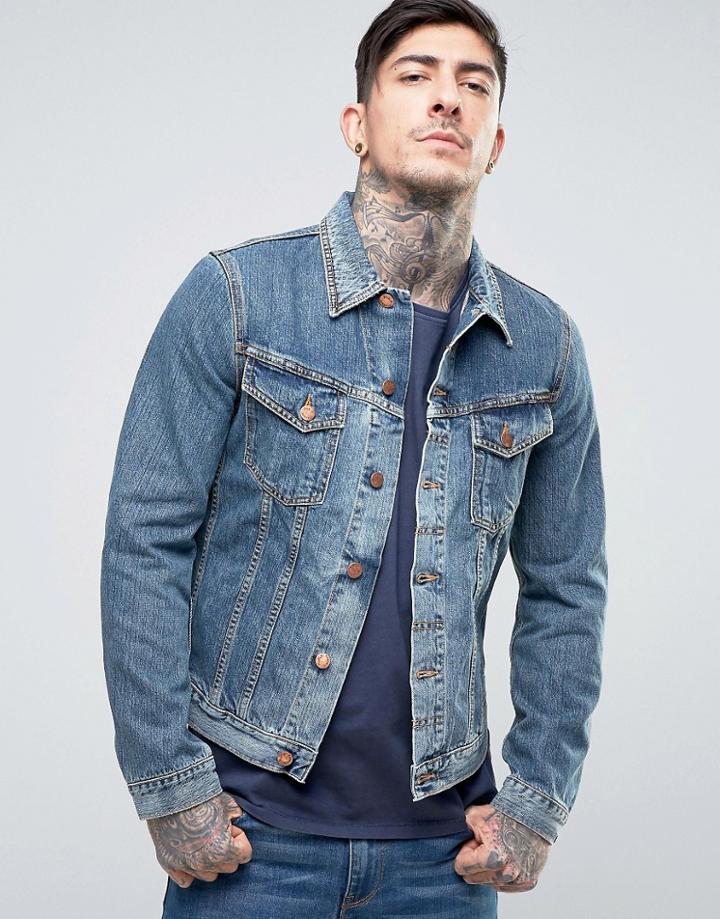 Nudie Jeans Co Billy Denim Jacket - Blue