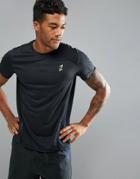 Yourturn Running T-shirt In Black - Black