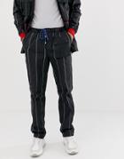 Lyph Utility Pants In Black Stripe - Black