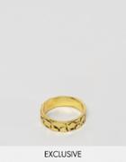 Designb Band Ring In Gold - Gold