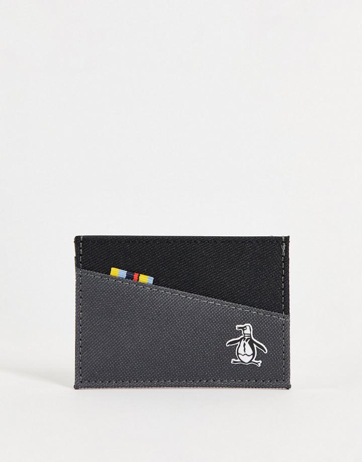 Original Penguin Card Holder-black