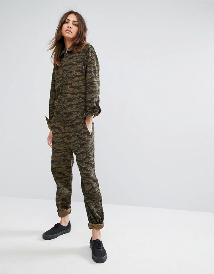 Carhartt Wip Relaxed Boiler Suit Coverall - Green
