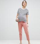 Asos Maternity Tailored Linen Cigarette Pants - Pink