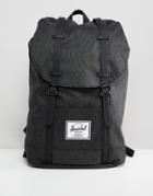 Herschel Supply Co Retreat Crosshatch Large Backpack - Black