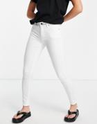 Topshop Leigh Jeans In White