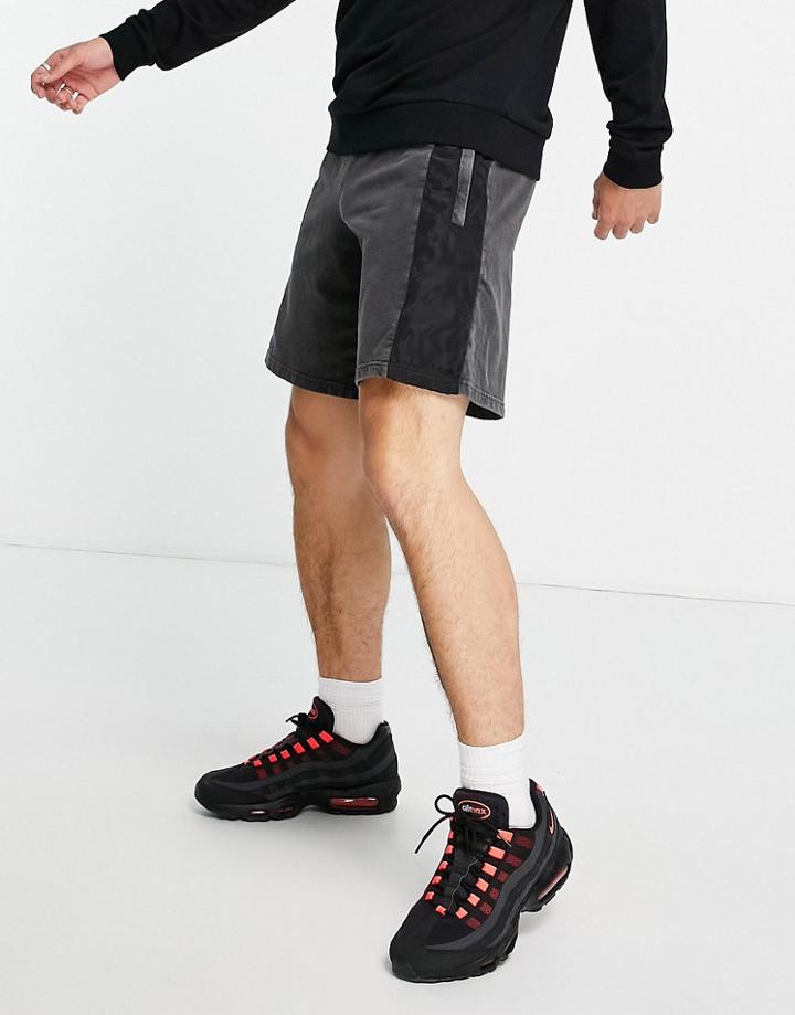 Bolongaro Trevor Ryder Nylon Panel Jersey Shorts-black