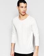 Selected Homme Long Sleeved Top - Marshmallow