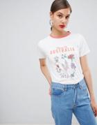 Ryder State Floral Print T-shirt - White