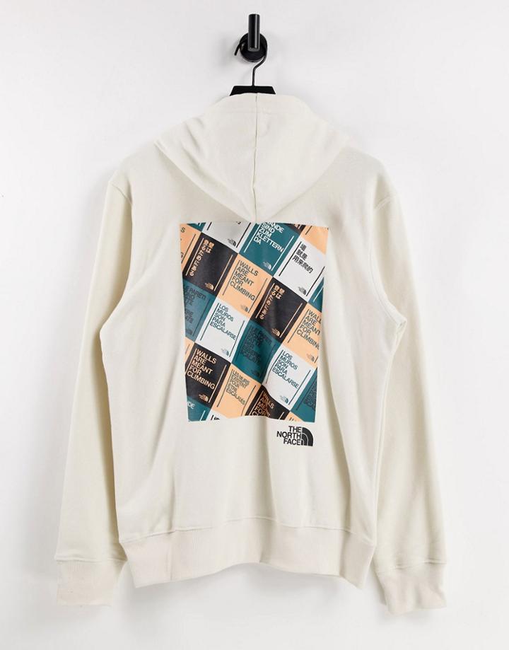 The North Face Walls Are Meant For Climbing Hoodie In Cream-white