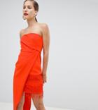 River Island Tassel Detail Bodycon Dress - Red