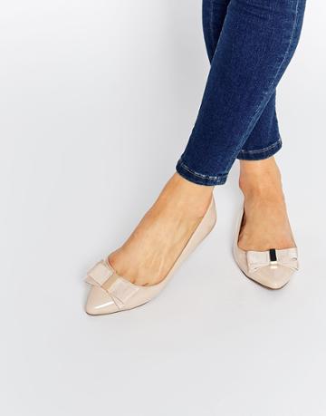Miss Kg Nessy Nude Ballet Flat Shoes - Nude