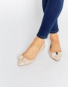 Miss Kg Nessy Nude Ballet Flat Shoes - Nude
