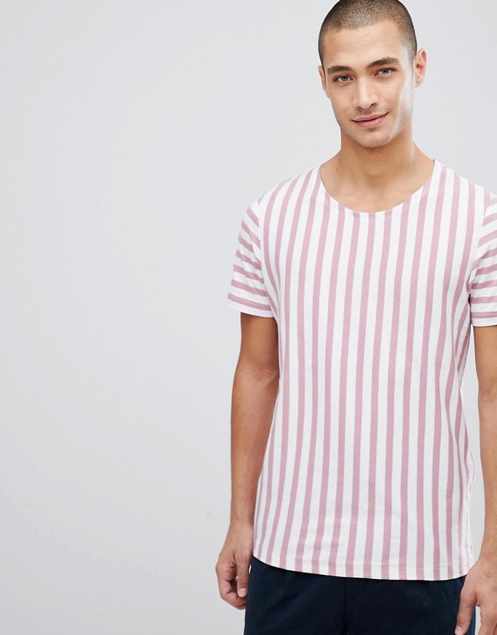 Jack & Jones Premium T-shirt With Vertical Stripe - Green