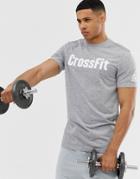 Reebok Crossfit Logo T-shirt In Gray