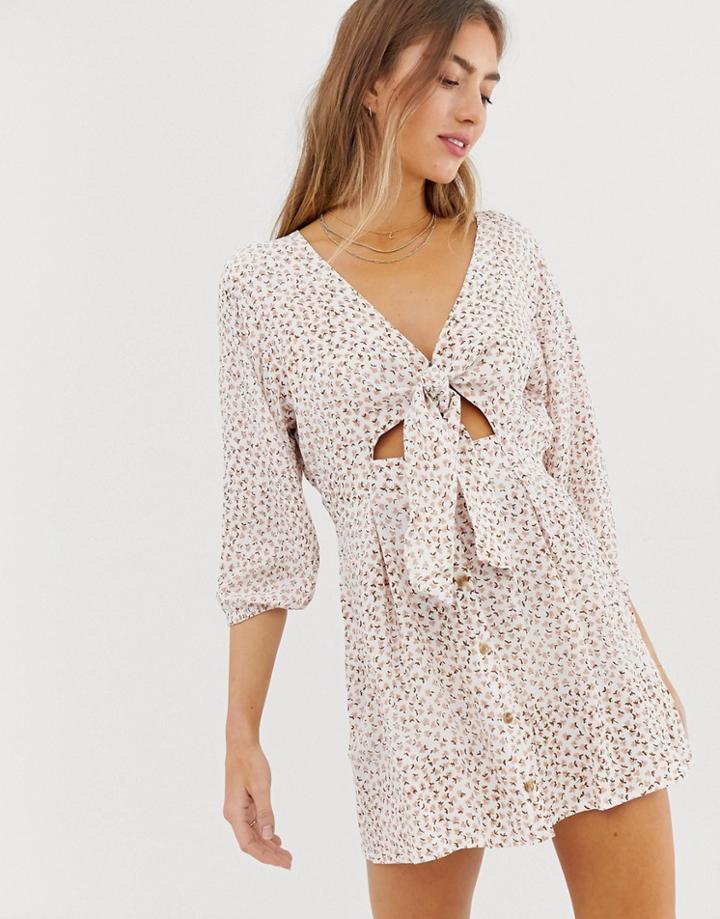 Faithfull Trinidad Mini Dress - Cream