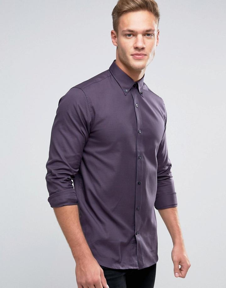 Selected Homme Check Formal Shirt - Navy