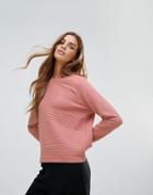 Only Linka Ribbed Sweater - Pink