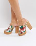 Asos Tribute Act Platform Mules - Multi