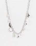 Weekday Charm Necklace In Silver