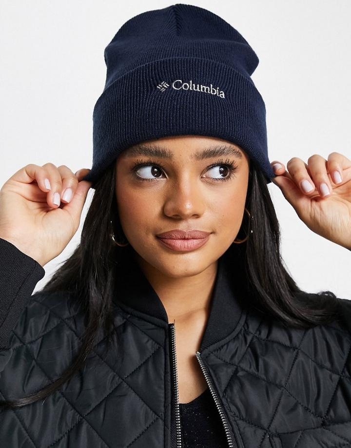 Columbia City Trek Heavyweight Beanie In Navy