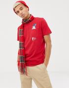 Jack & Jones Originals Holidays Pocket T-shirt - Red
