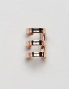 Icon Brand Ear Cuff In Rose Gold - Gold
