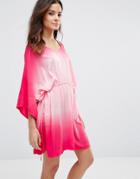 Echo Ombre Beach Cover Up - Pink