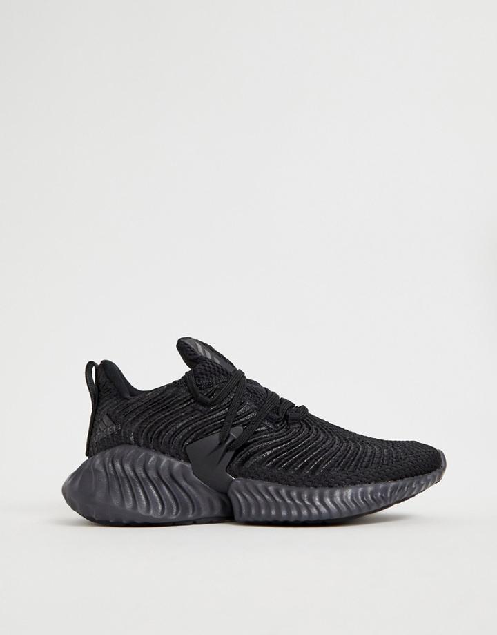 Adidas Running Alphabounce Instinct Sneakers In Black - Black
