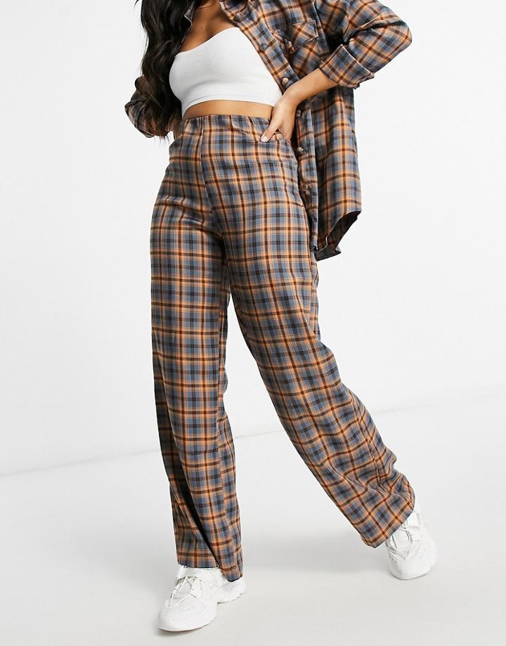 Heartbreak Matching Suit Pants In Multi Check